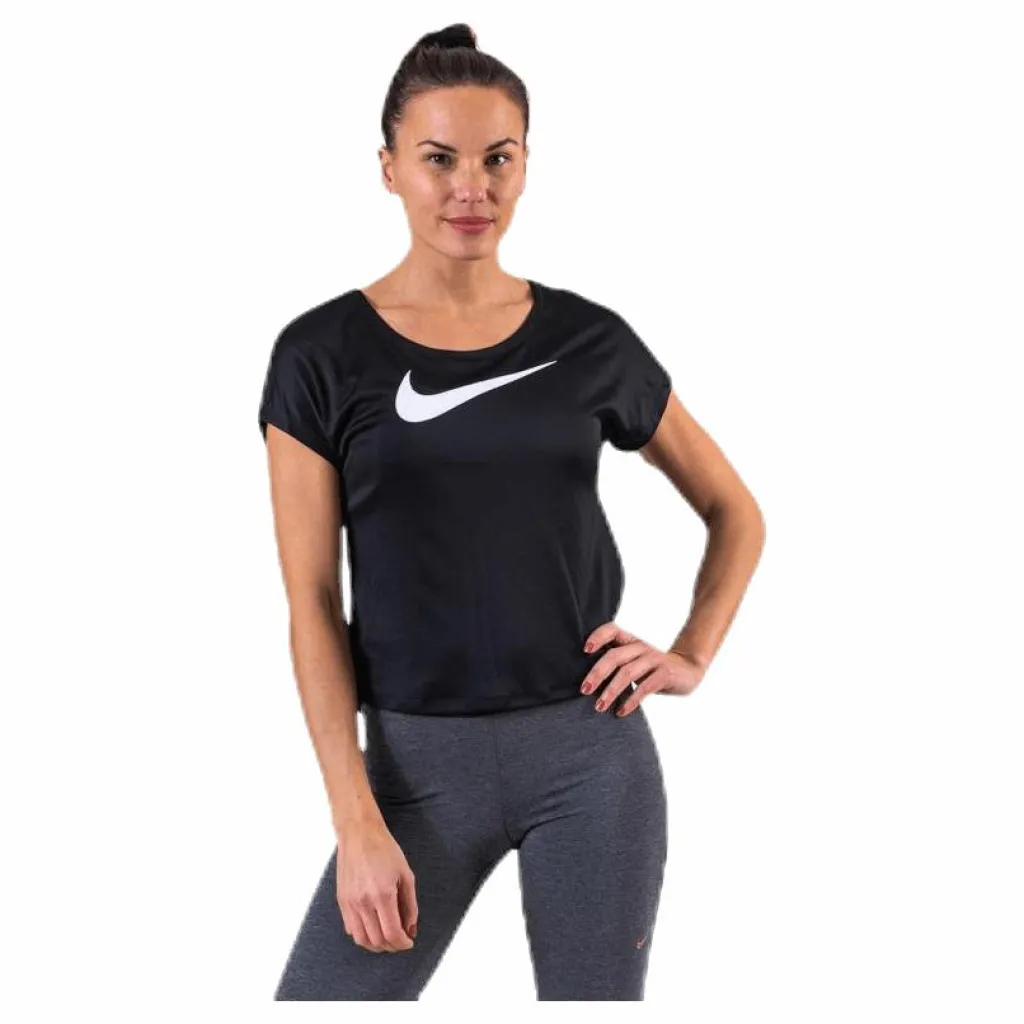 Swoosh Run Top SS White/Black*Nike Clearance