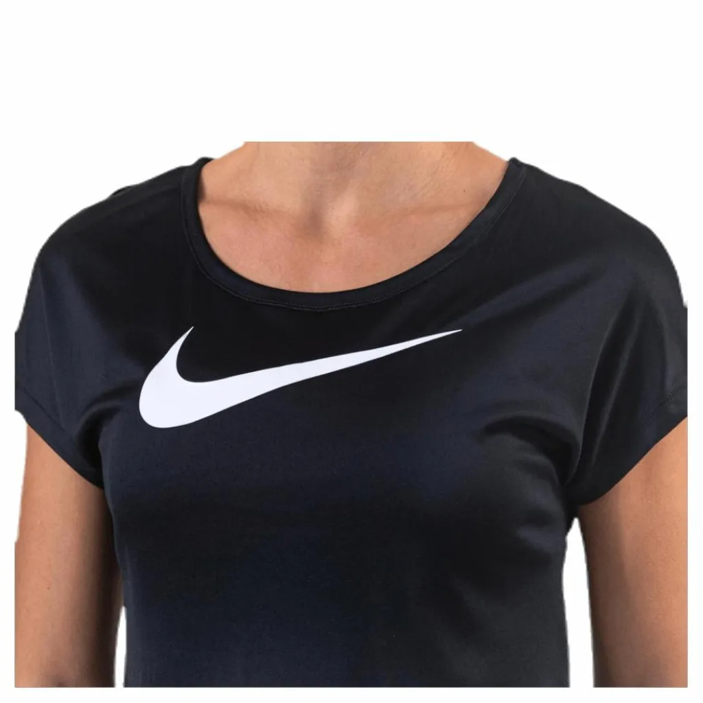 Swoosh Run Top SS White/Black*Nike Clearance