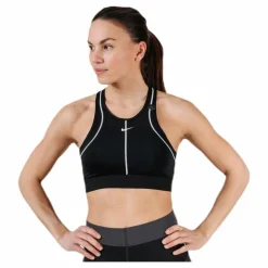 Nike Swoosh Surf to Sport Bra White/Black Svart