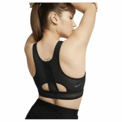 Nike Swoosh Ultrabreathe Bra Black Svart Online