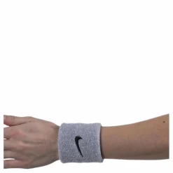 Nike EQ Swoosh Wristband Black/Grey New