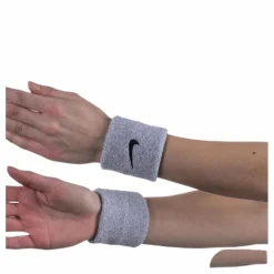 Nike EQ Swoosh Wristband Black/Grey New