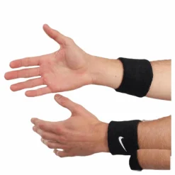 Swoosh Wristband White/Black*Nike EQ Outlet