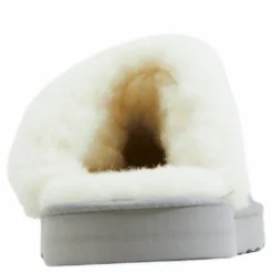 Tamara W Warm Leather Slipper Chateau Gray*Mols
