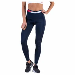 Tommy Hilfiger Sport Tape Legging 7/8 Blue Blå Clearance