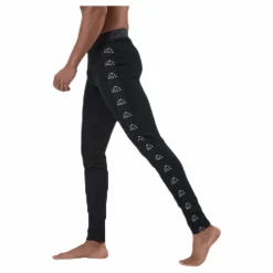Tape Merino Wool Pants Black*Bula Discount