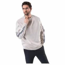Umbro Taped Drop Shoulder Sweat Beige Discount
