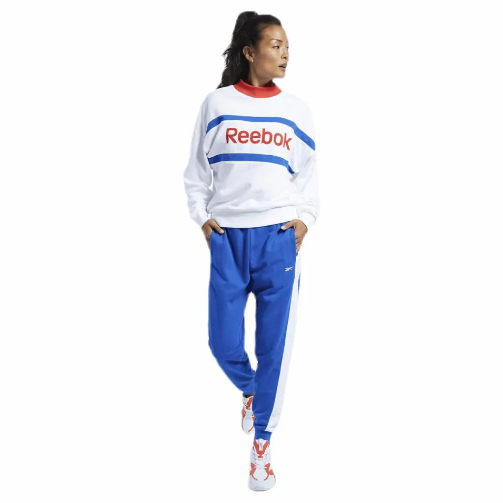 Te Linear Logo Crew TS Blue*Reebok Outlet