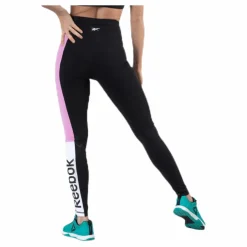 Reebok Te Linear Logo Legging Blue/Pink Svart Online