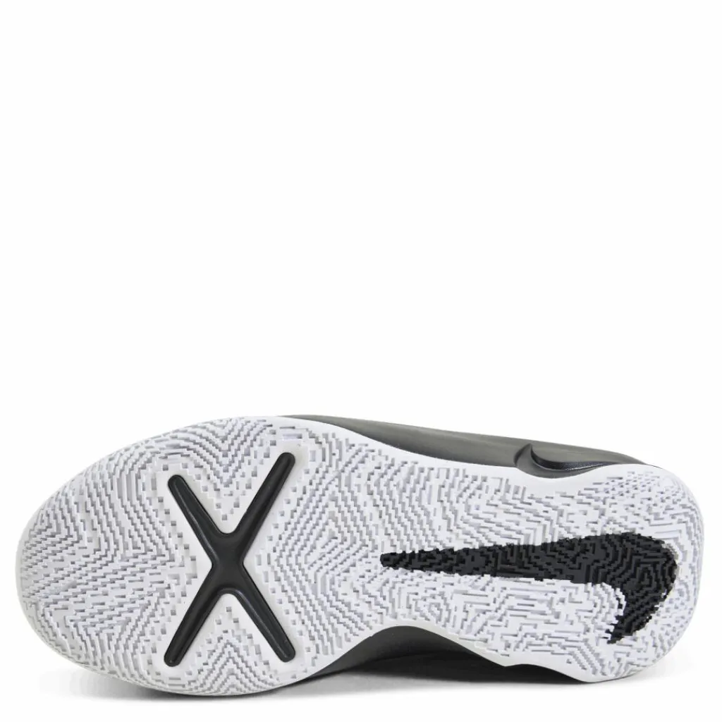 Nike Team Hustle D 10 Big Kids' Basketball Shoes BLACK/METALLIC SILVER-VOLT-WHITE Svart Discount