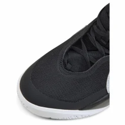 Nike Team Hustle D 10 Big Kids' Basketball Shoes BLACK/METALLIC SILVER-VOLT-WHITE Svart Discount