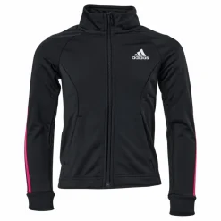 Team Polyester 3-Stripes Tracksuit Black / Team Real Magenta*adidas Clearance