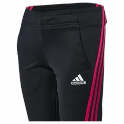 Team Polyester 3-Stripes Tracksuit Black / Team Real Magenta*adidas Clearance