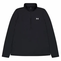 Under Armour Tech 1/2 Zip- Solid Black Svart New