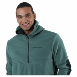 Tech Soft Reverse Hood Black/Green*Peak Performance Sale