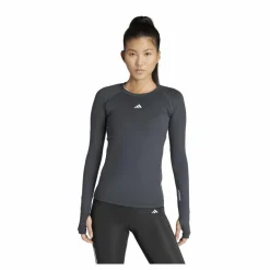 adidas Techfit Long-Sleeve Top Training Long-Sleeve Top Black Svart Outlet