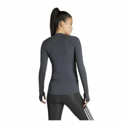 adidas Techfit Long-Sleeve Top Training Long-Sleeve Top Black Svart Outlet