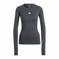 adidas Techfit Long-Sleeve Top Training Long-Sleeve Top Black Svart Outlet