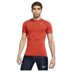 Nike TechKnit Ultra SS Pink/Silver Röd Hot