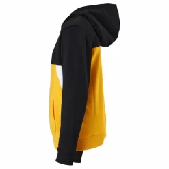 Teens Boys Lupo Blocked Hoody Black-saffron-bright White*Fila