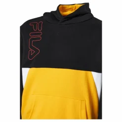 Teens Boys Lupo Blocked Hoody Black-saffron-bright White*Fila
