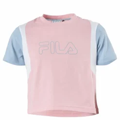 Fila Teens Girls Samara Blocked Cro Coral Blush-blue Fog-bright Wh Flerfärgad