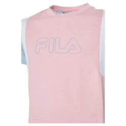Fila Teens Girls Samara Blocked Cro Coral Blush-blue Fog-bright Wh Flerfärgad