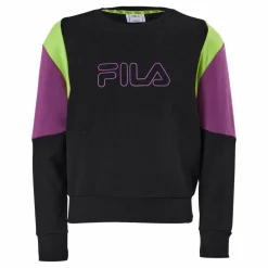Teens Girls Samia Cropped Bloc Black-hyacinth Violet-love Bir*Fila