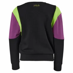 Teens Girls Samia Cropped Bloc Black-hyacinth Violet-love Bir*Fila