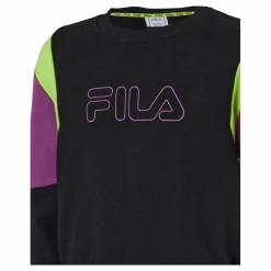 Teens Girls Samia Cropped Bloc Black-hyacinth Violet-love Bir*Fila