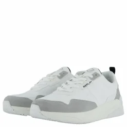 Replay Tennet Base White Black Vit och Svart Discount