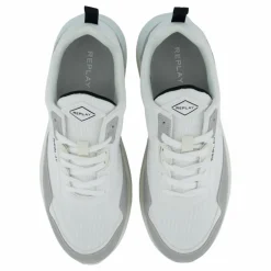 Replay Tennet Base White Black Vit och Svart Discount