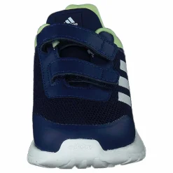 adidas Tensaur Run Shoes Dark Blue / Core White / Pulse Lime Blå Online