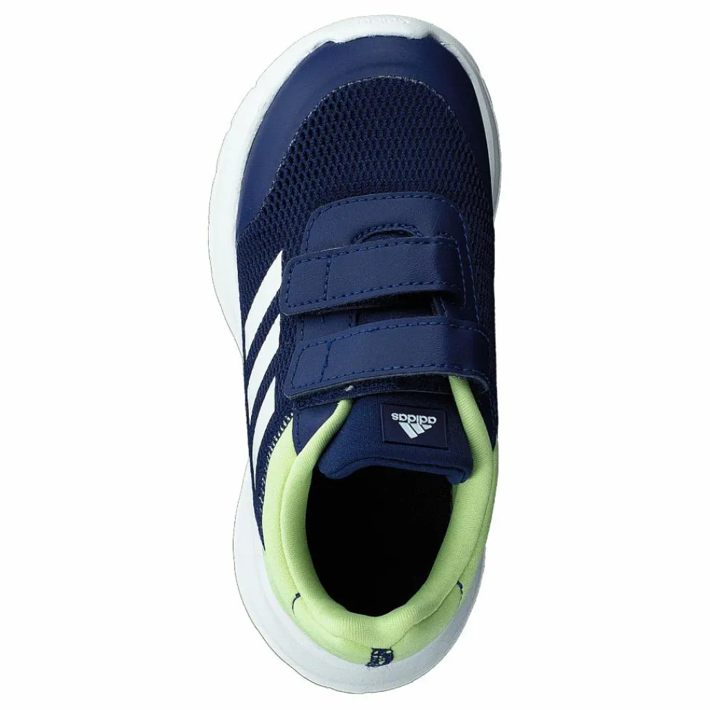 adidas Tensaur Run Shoes Dark Blue / Core White / Pulse Lime Blå Online