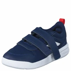 adidas Tensaur Shoes Dark Blue / Cloud White / Active Red Blå Clearance