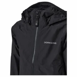 Didriksons Tera Girls Jkt 4 Black Svart Hot