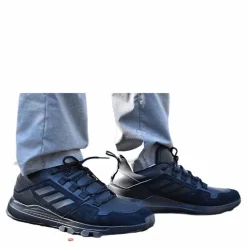 adidas Terrex Urban Low Leather Hiking Shoes Core Black / Core Black / Grey Six Svart Hot