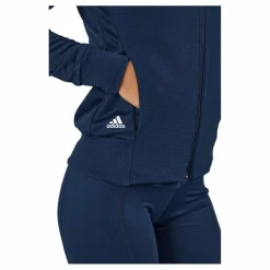 adidas Textured Full-Zip Jacket Collegiate Navy Blå Outlet