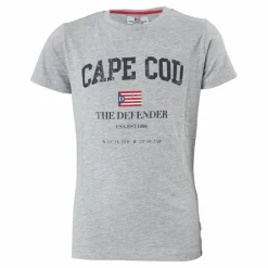 The Defender Alvin Jr Tee Grey Melange Grå Online