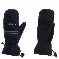 Kombi The Yolo Junior Mitten Black Svart Best