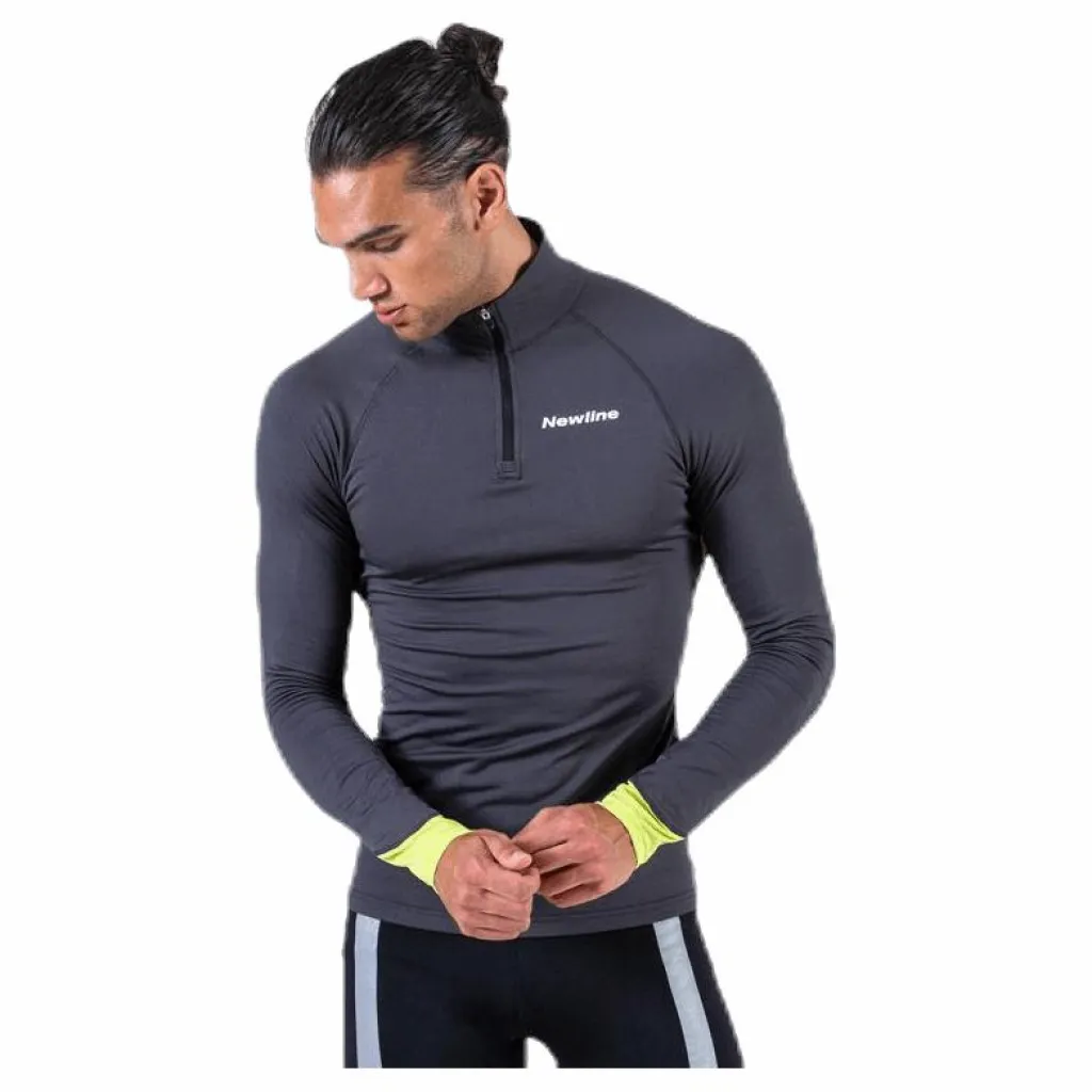 Newline Thermal Power Shirt Green/Grey Grön och Grå Hot