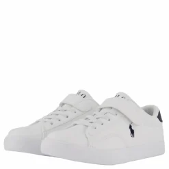 Ralph Lauren Junior Theron V Ps White Smooth Pu/navy W/ Navy P Vit Online