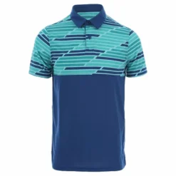 Under Armour Threadborne Blocked Polo Blue/Patterned Blå och Mönstrad Clearance