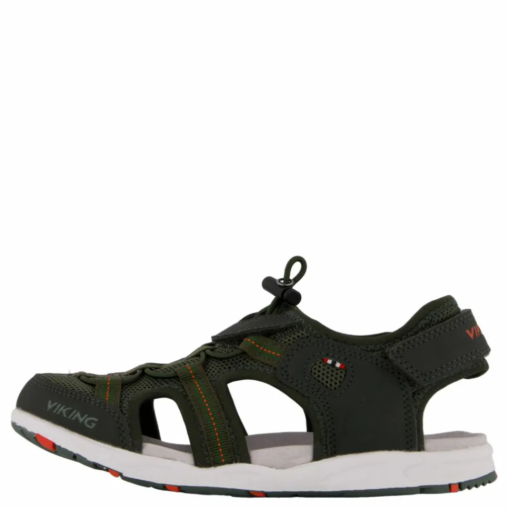 Viking Thrill Moss Green/red Flerfärgad Hot