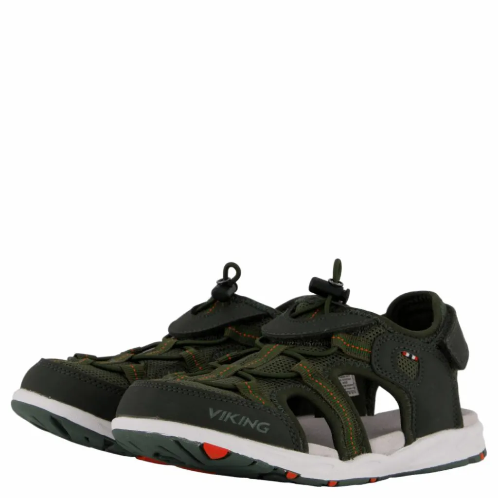 Viking Thrill Moss Green/red Flerfärgad Hot
