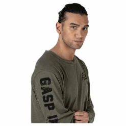 Throwback LS Tee Green*GASP
