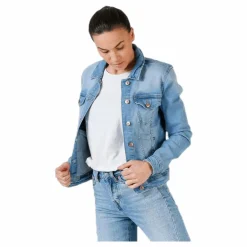 Only Tia Life Dnm Jacket Bb Lb Blue Blå Hot