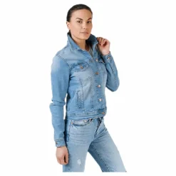 Only Tia Life Dnm Jacket Bb Lb Blue Blå Hot