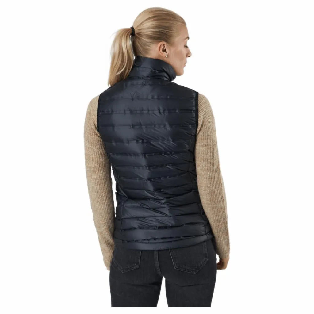 Tenson Tica Down Vest W 999 Black Svart Outlet