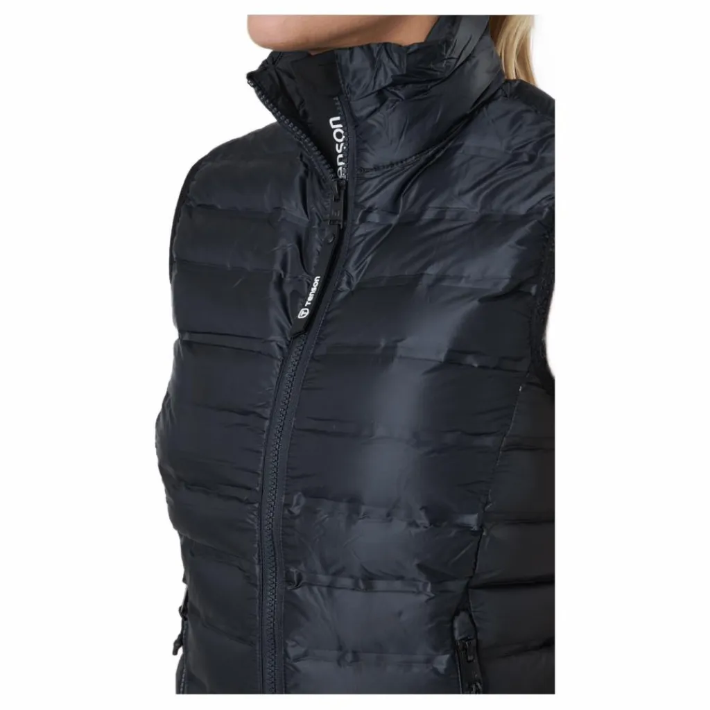 Tenson Tica Down Vest W 999 Black Svart Outlet